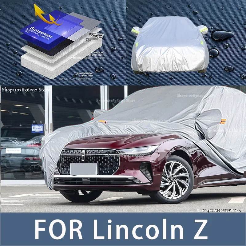 

For LINCOLN Z Outdoor Protection Full Car Covers Snow Cover Sunshade Waterproof Dustproof Exterior Car accessories