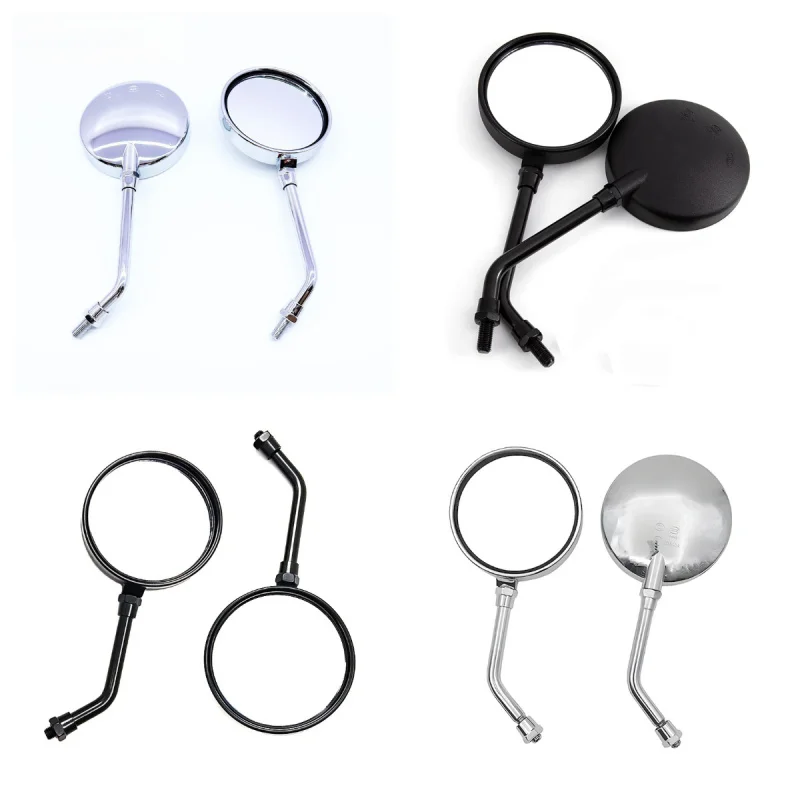 Motorcycle Rearview Mirrors 8/10MM ABS Cafe Racer Mirror For Aprilia Pegaso 650 SR 50 Tuono Kawasaki ER6 ER6F VERSYS 650 1000