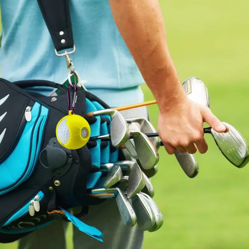 Golf Ball Bag Silicone Sleeve Protective Cover Bag Holder Golf Training Sports Accessories Golf Supplies Ball Carrier Pouch