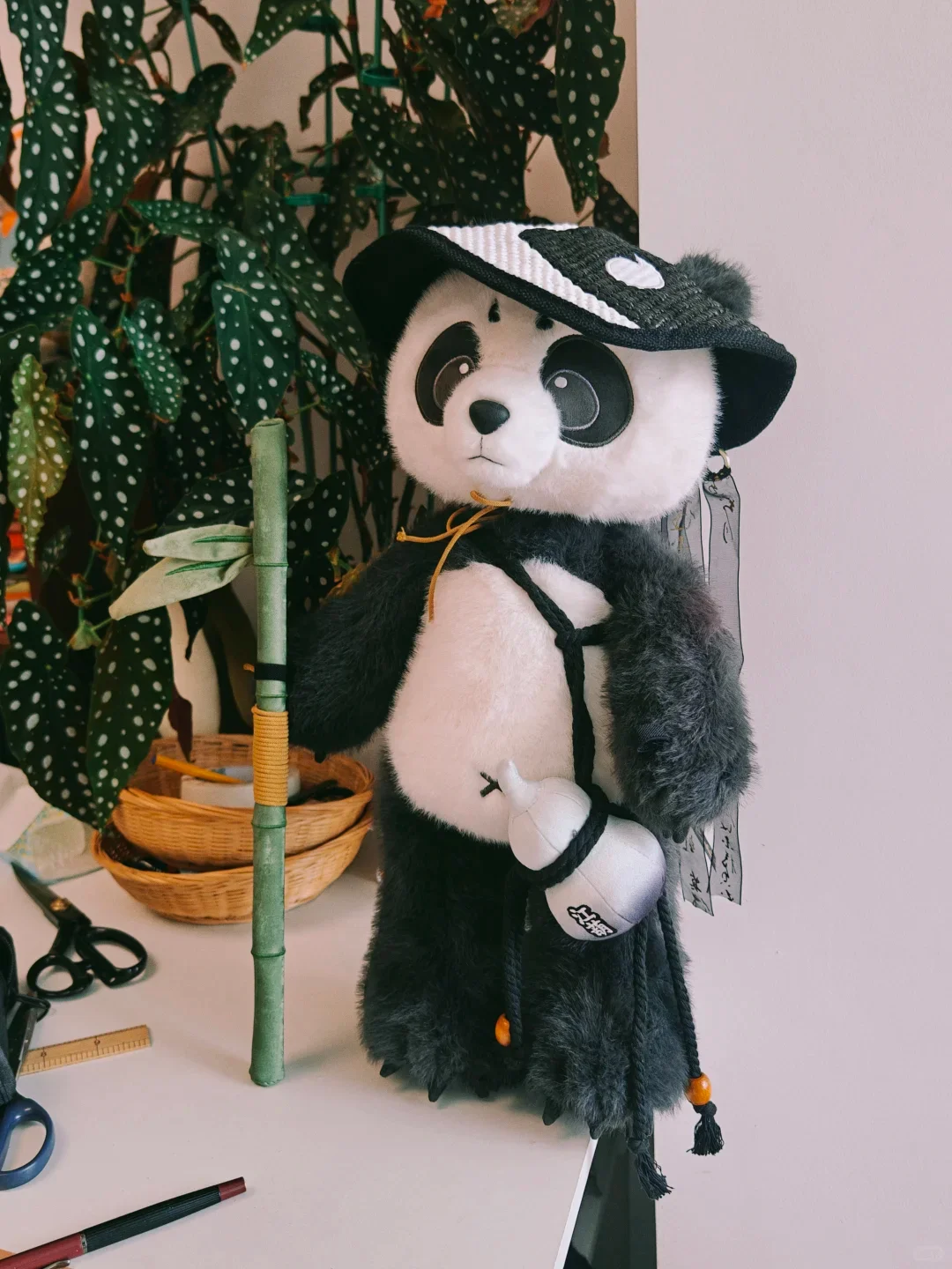 

Кунг-фу Тай Чи панда герой Qixi кукла подвижная плюшевая игрушка кукла милая сумка подвеска украшение для спальни Kawaii подарки-сюрпризы для девочек