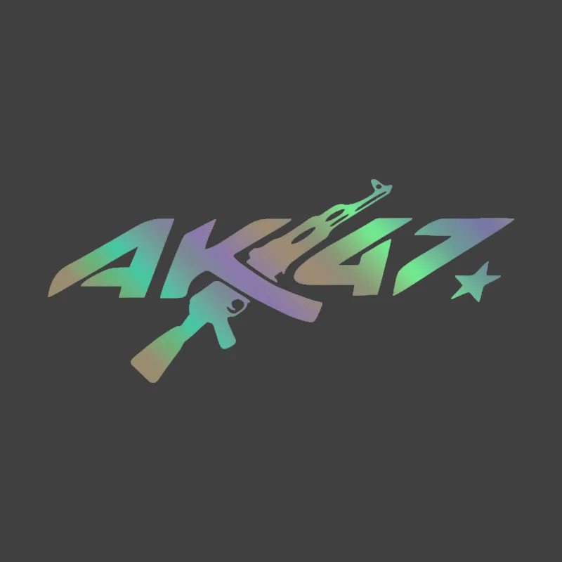 Personalized Creative AK-47 Car Stickers, Body Bumpers, Car Windows, Motorcycles, Laptops, Walls, Vinyl Film Stickers - view 6
