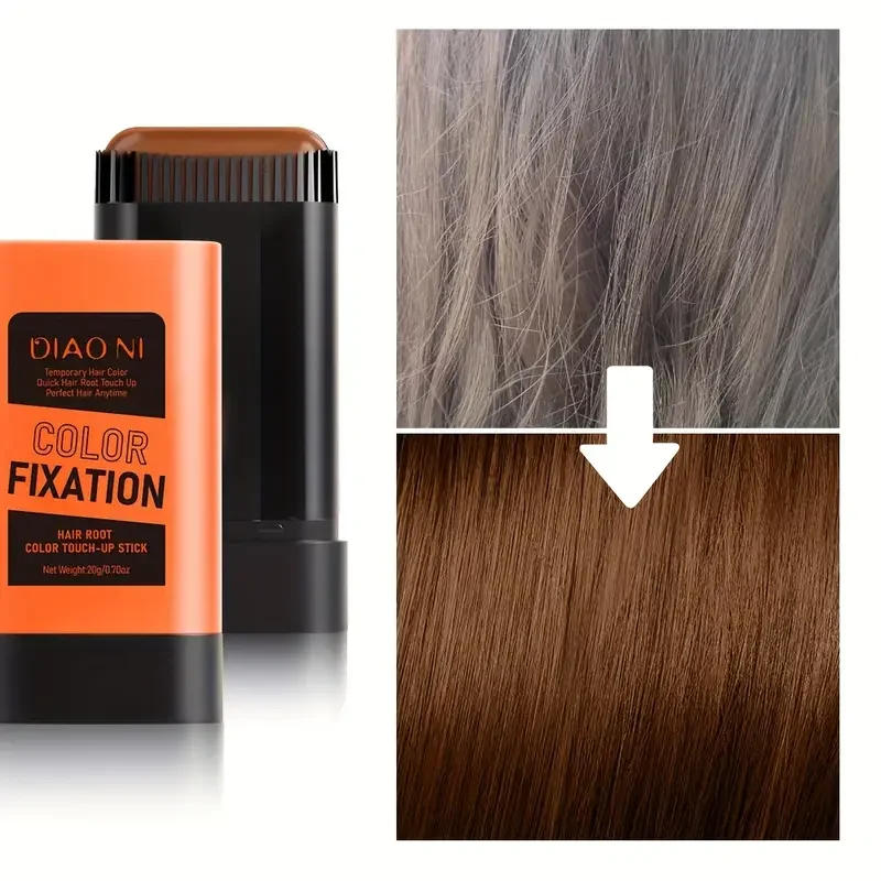 

3 Color Unisex Disposable Hair Dye Stick,Long-lasting Fast Coverage, Easy to Apply and Wash Out,Used to Cover Emergency Gray Hai