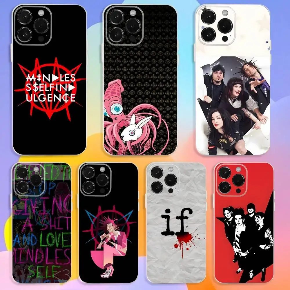 

Msi Mindless Self Indulgence Phone Case For iPhone 16,15,14,13,12,11 Pro,Max,Plus,X,XS,XR,SE,Mini Transparent Silicone Soft