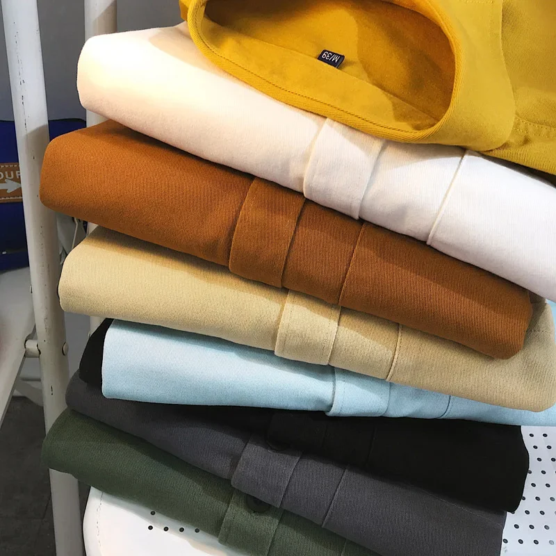 LIBIELIY Heavy Duty Pure Cotton Shirt Men's Long Sleeved Ins Trendy Loose Jacket For Spring Inner Wear Casual Workwear Shirt