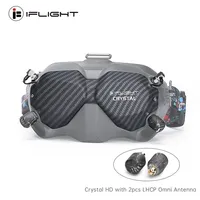 IFlight Crystal HD Patch Protective Shell with 5.8GHz 9dBi  LHCP High Gain Directional Antenna Array for DJI Digital FPV Goggles