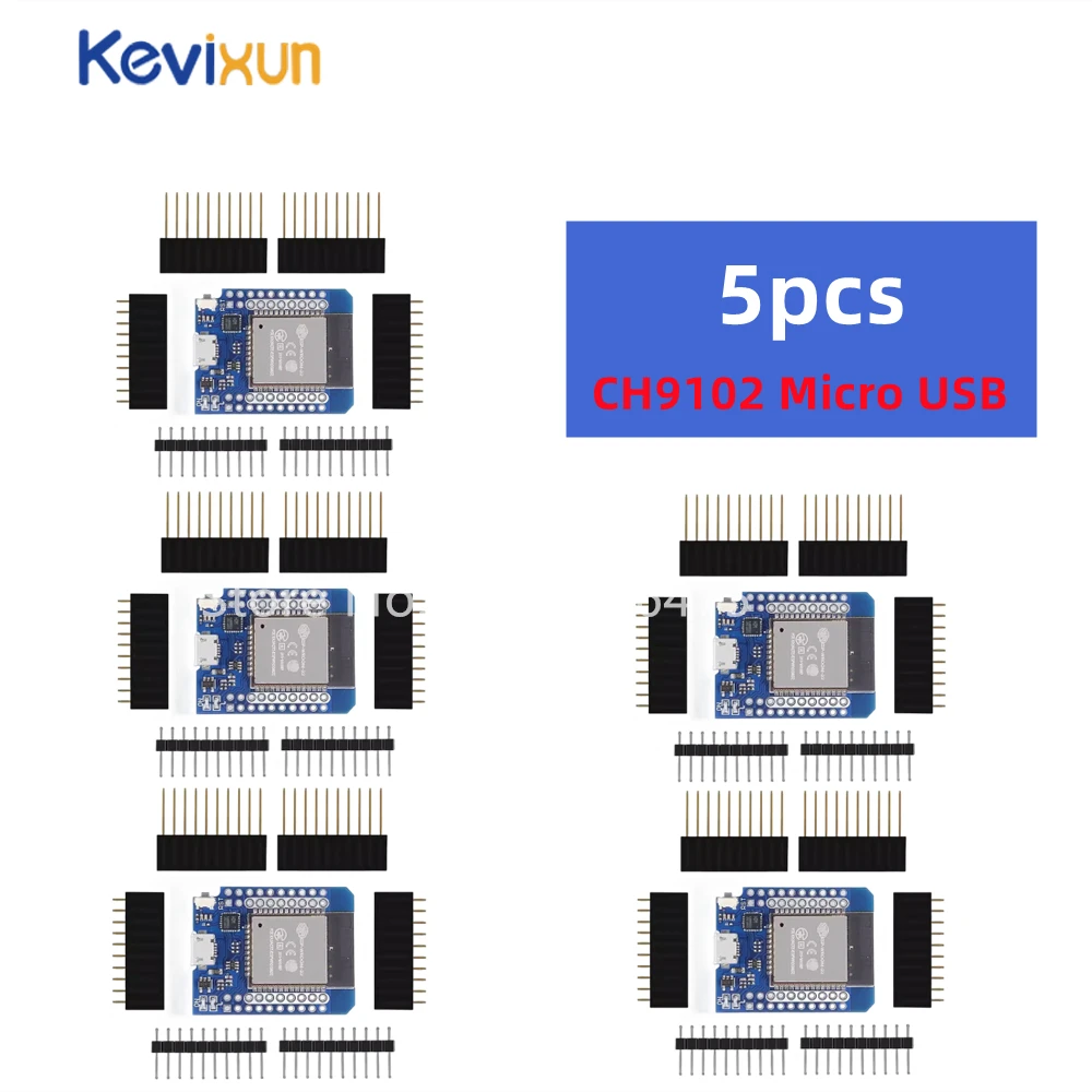 5pcs/10pcs D1 mini ESP32 ESP-32 WiFi+Bluetooth-compatible Internet of Things development board based ESP8266 Fully functional