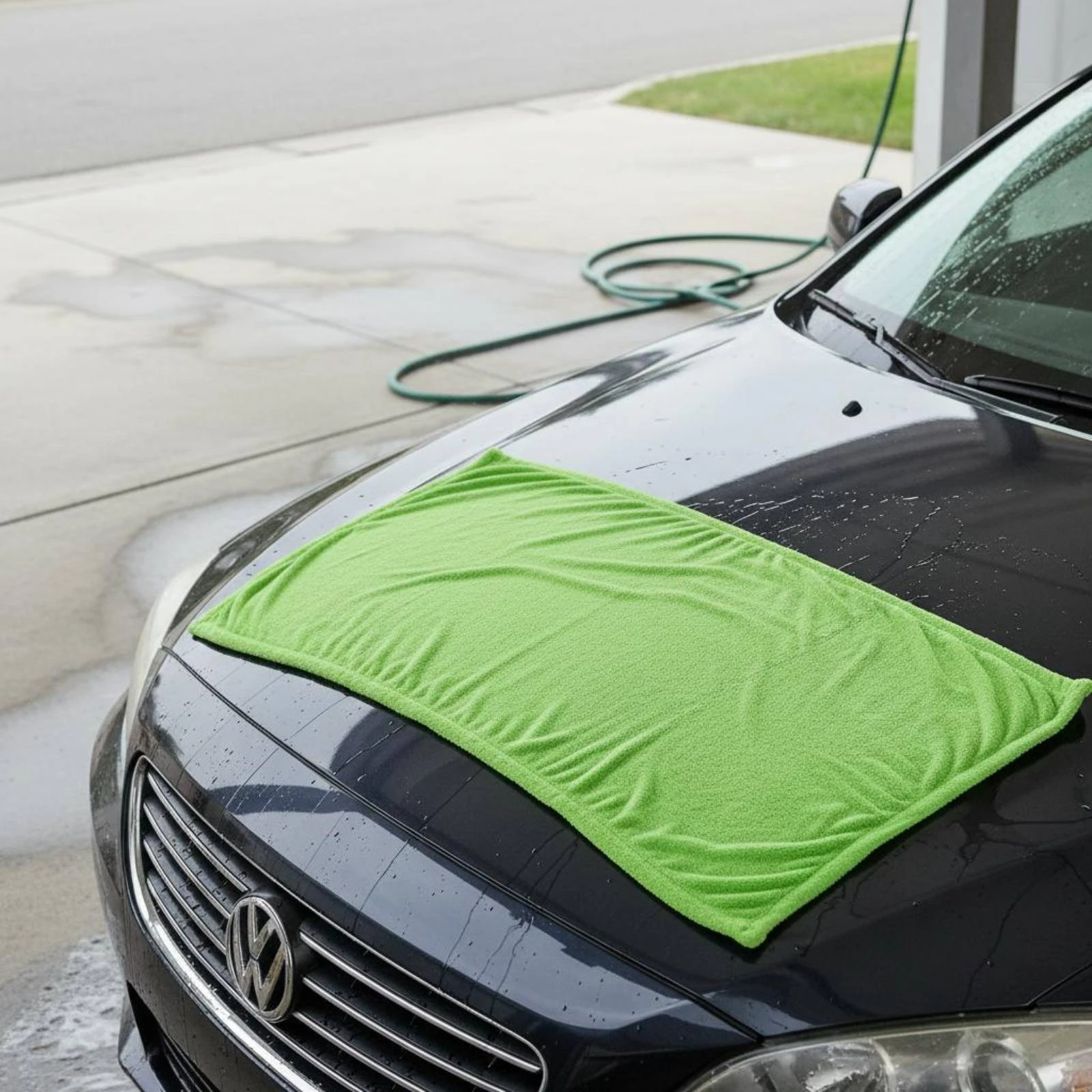 Double-Sided Car Towel 1000 Grams per Square Meter Braided Car Towel Cleaning Item Streaknon-Streaking Vehicle Accessory