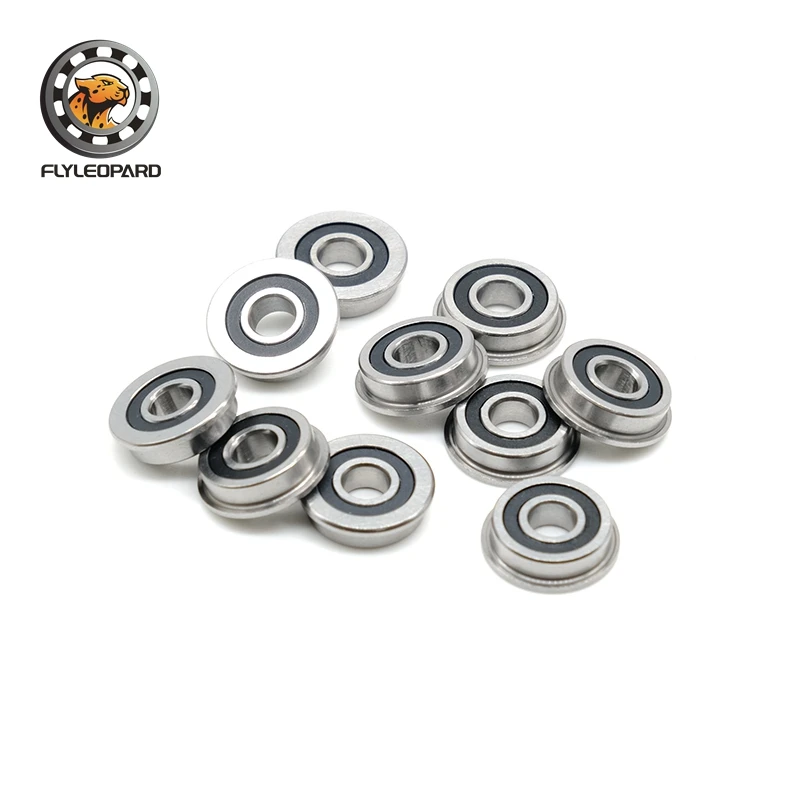 

10PCS F698RS Bearing 8x19x6 mm ABEC-7 Miniature Flanged F698RS Ball Bearings RF-1980DD