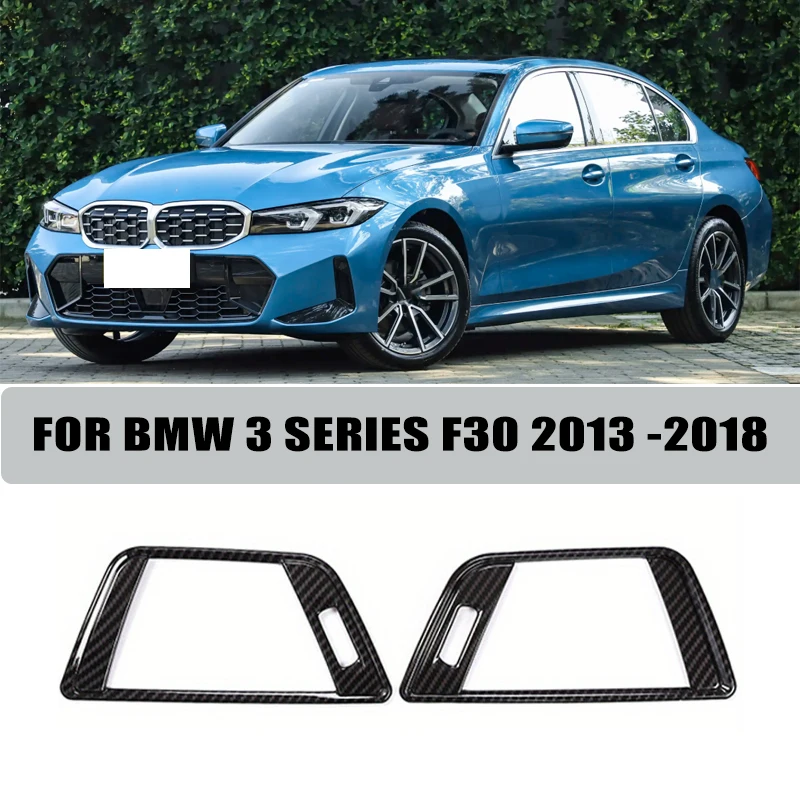 

2 шт. декоративные наклейки на рамку для боковых вентиляционных крышек кондиционера для BMW 3 серии F30 2013-2018 автомобильные аксессуары