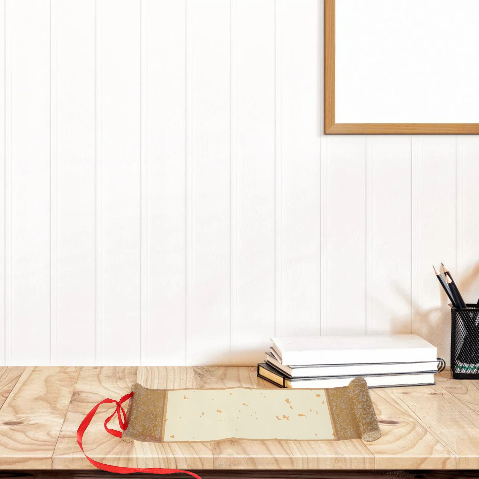 

2Pcs Blank Calligraphy Scroll Paper Lightweight Portable Design for Beginners Advanced Calligraphers Artistic Masterpieces