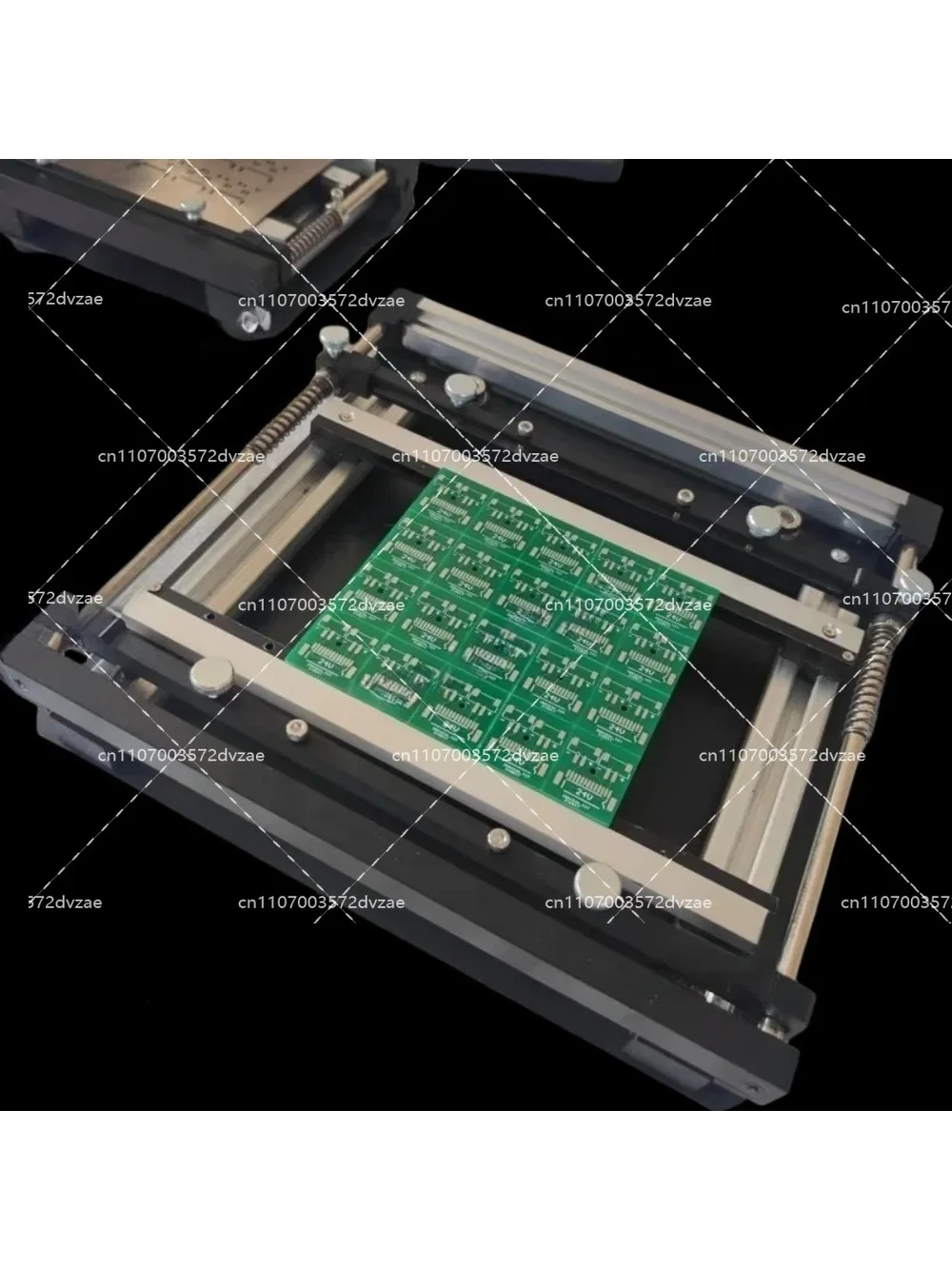Steel Mesh Solder Paste Printing Table Steel Sheet SMT Solder Paste Printing Manual Small Micro Screen Printing Machine view 2