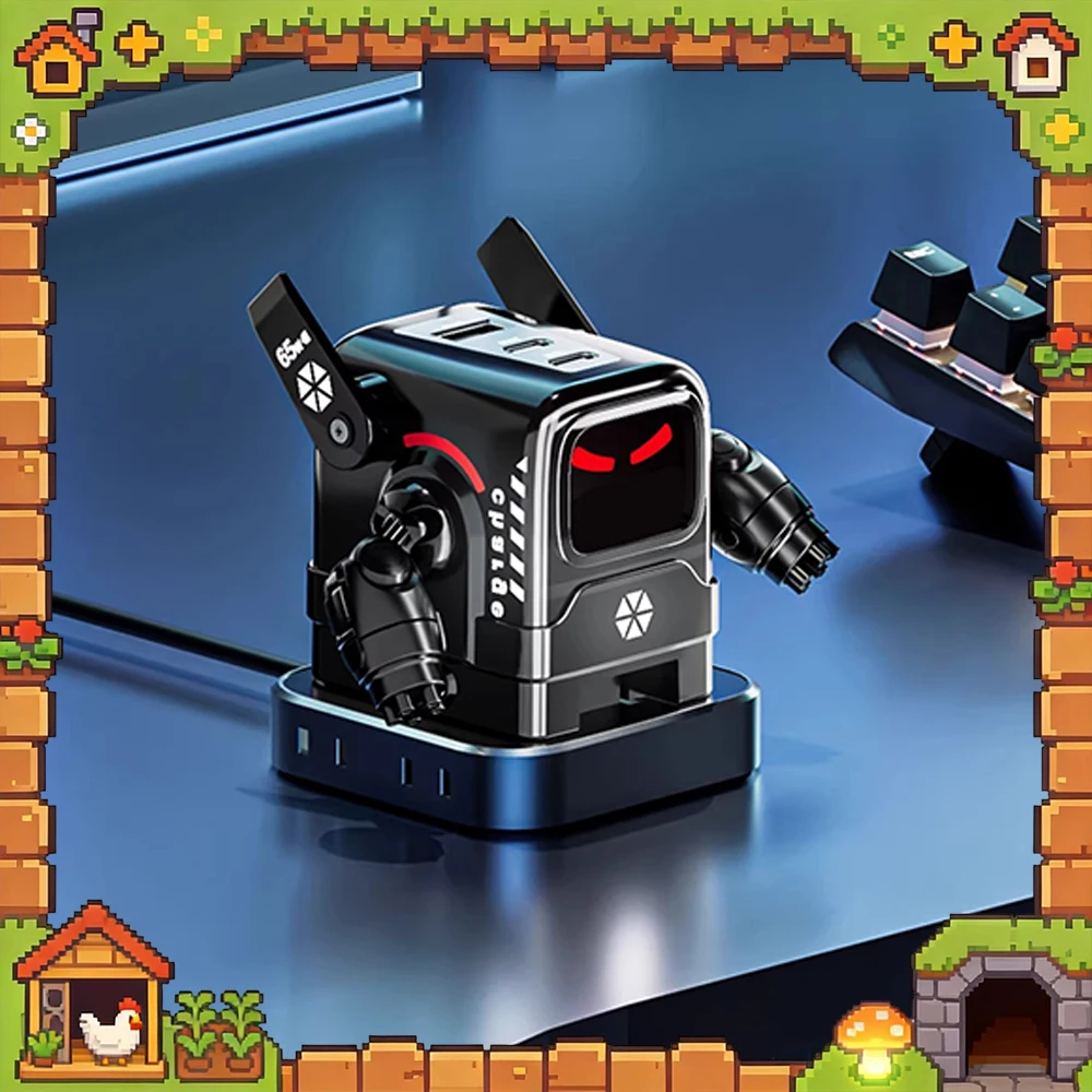 gecko-ramble-steel-soldier-65w-gan-gallium-nitride-charger-type-c-fast-charger-temperature-control-for-iphone-portable-tablet