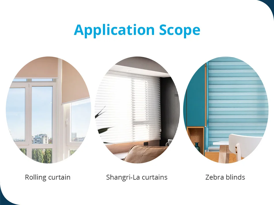 Zemismart Zigbee Rollos Motor Eingebauter Akku Funktioniert mit der Tuya Smartthings App Alexa Google Home Sprachsteuerung – Detail 12