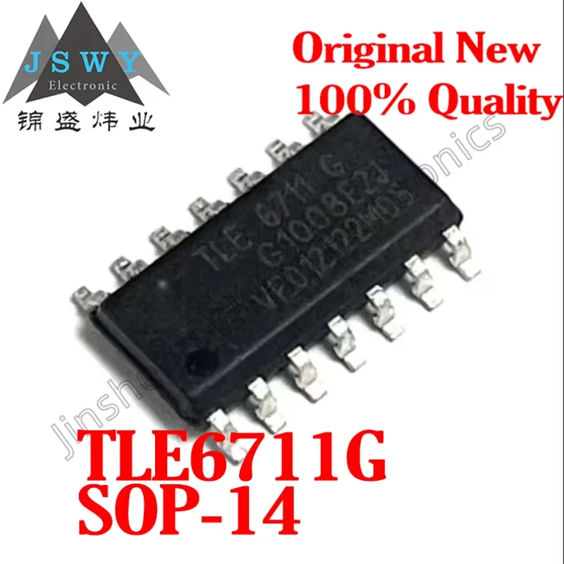

(5/20 PCS) TLE6711G TLE6711 SOP-14 package Original authentic automotive multi-function power circuit chip In stock Fastdelivery