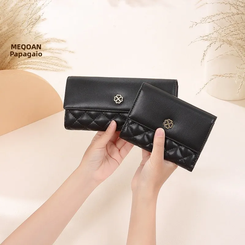 cartera-de-cuero-para-mujer-linda-larga-monedero-multifuncional-integrado-estilo-corto-estilo-coreano-color-puro