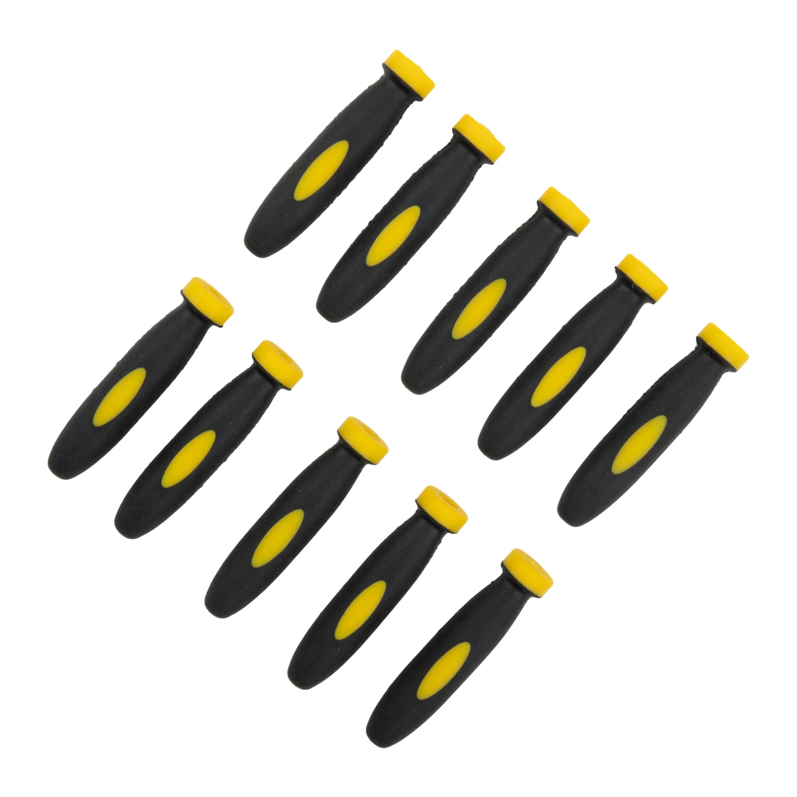 10Pcs Rubber Files Handles 3mm Hole Diameter Files Handles Woodworking File Handles For Small Files 50mm