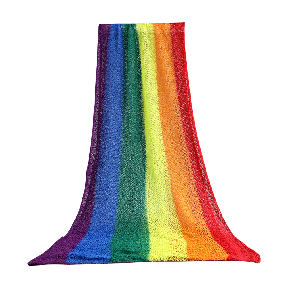 

Infant Rainbow Swaddle Blanket Wrap Blanket for Baby Photography baby blanket infant blanket baby bath cloths