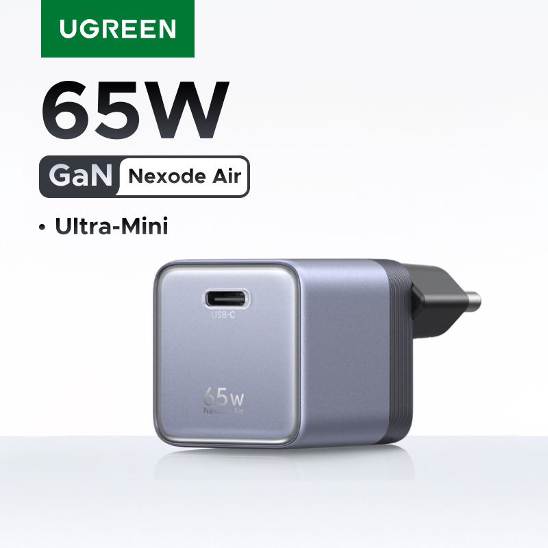  【Ultra Mini】UGREEN Nexode Air 65W GaN Charger PD3.0 QC4.0 PPS For Macbook Pro Laptop iPhone 17 16 Samsung S26 Ultra iPad Tablet 