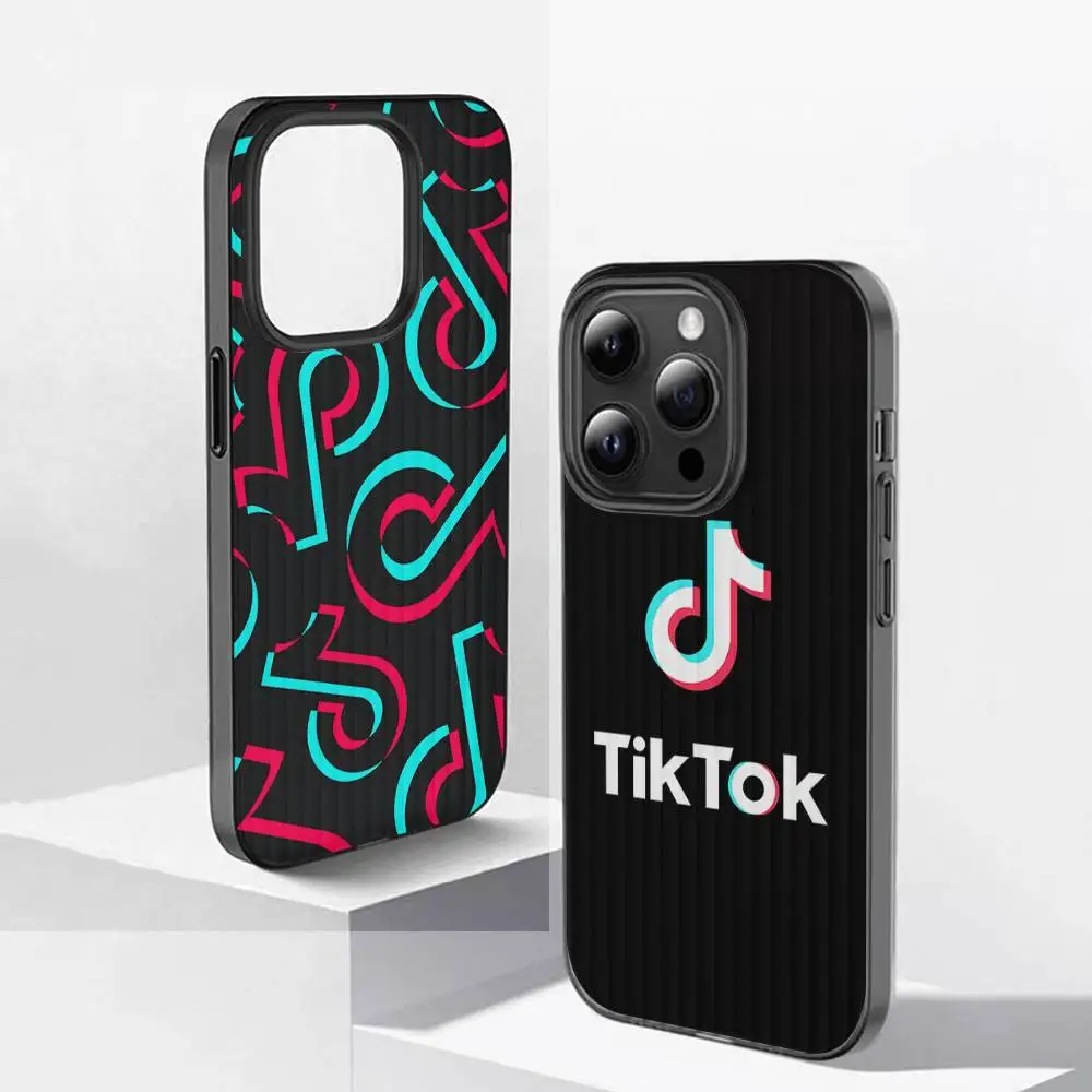 

T-TIK-TOK-K For IPhone 17 16 15 14 Plus 13 12 11 Pro Max With Shockproof Protective Phone Cover