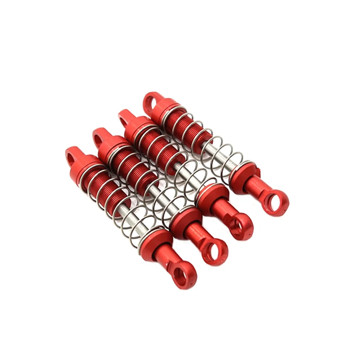 For MN78 Metal Front and Rear Shock Absorber Damper for MN78 1/12 RC Car Upgrades Parts Accessories,Red