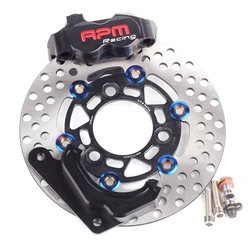 Motorcycle Moto RPM Front Disc Brake Kit 82mm Brake Caliper With Adapter Bracket 200 Brake Disc For Honda DIO AF 18 27 28 34 35