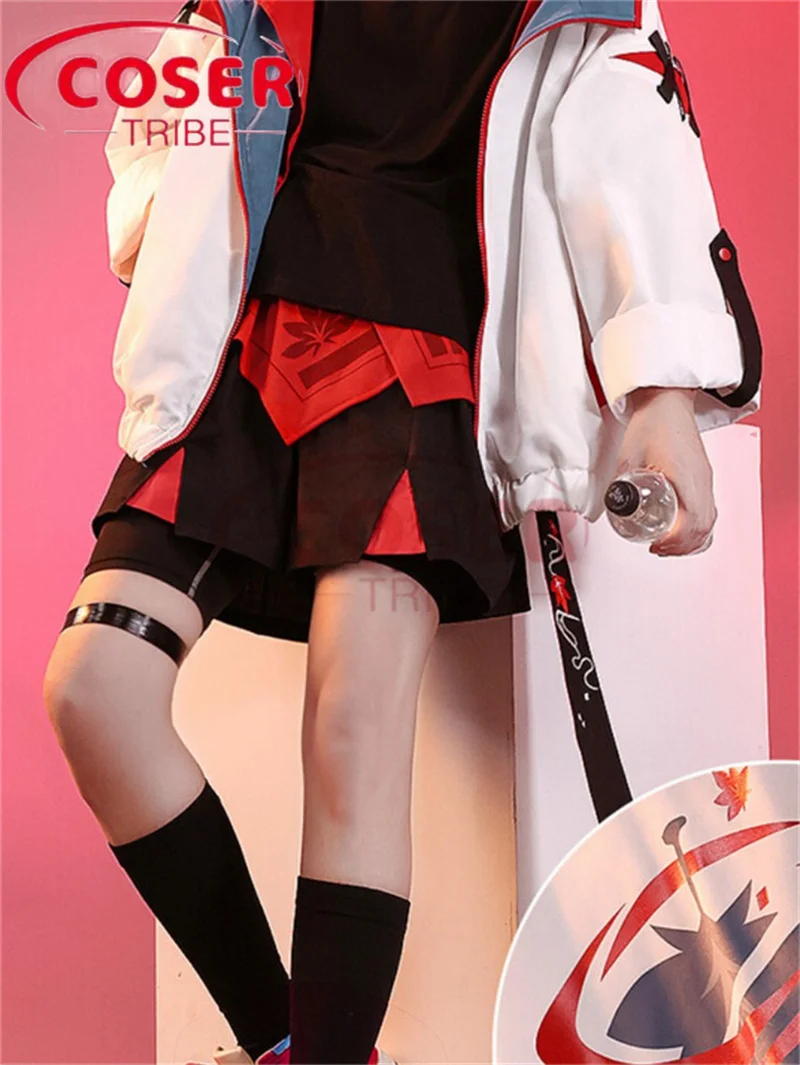 COSER TRIBE Anime Game Genshin Impact Kaedehara Kazuha Halloween Carnival Role CosPlay Costume Complete Set