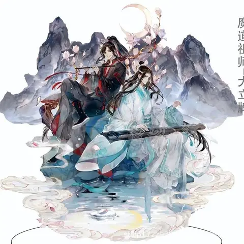 Anime Mo Dao Zu Shi Magic Dao Patriarch final season Acrylic stand Wei Wuxian Lan Wangji Toy for Desktop Decor Gift