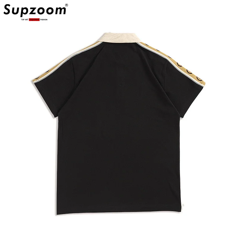 Supzoom New Arrival Brand Clothing Top Fashion Short Knitted Casual Summer Leisure Cotton Polo T Shirt Men