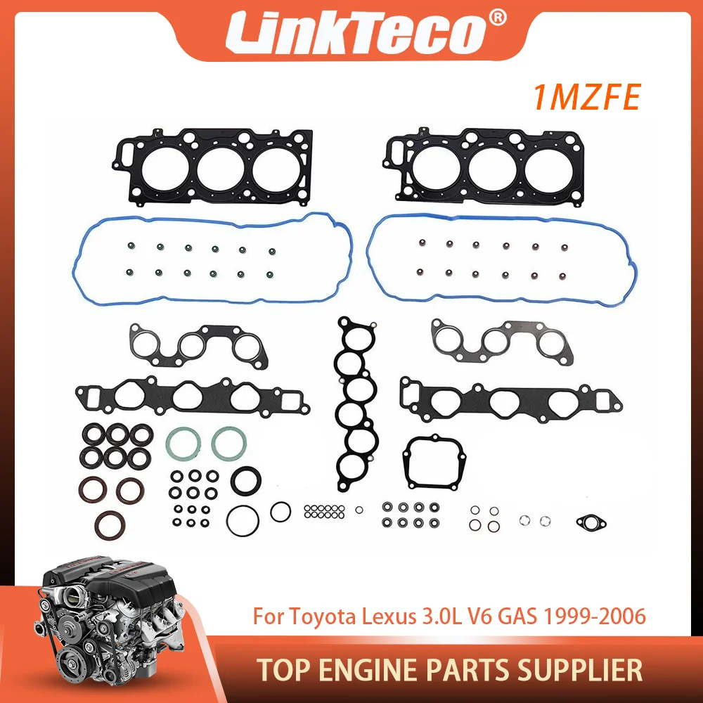 

Engine Parts Full Head Gasket Set For Toyota Avalon Camry Sienna Highlander Lexus ES300 RX300 3.0L V6 GAS 1MZFE 99-06 HS9592PT