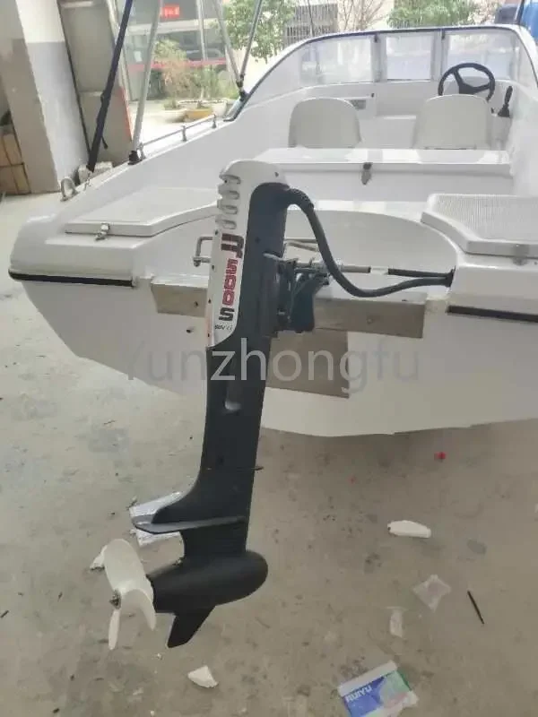 Electric Boat Propeller High Power Front Operation Outboard Motor Brushless Continuously Variable Speed Fishing Boat Motor 48V