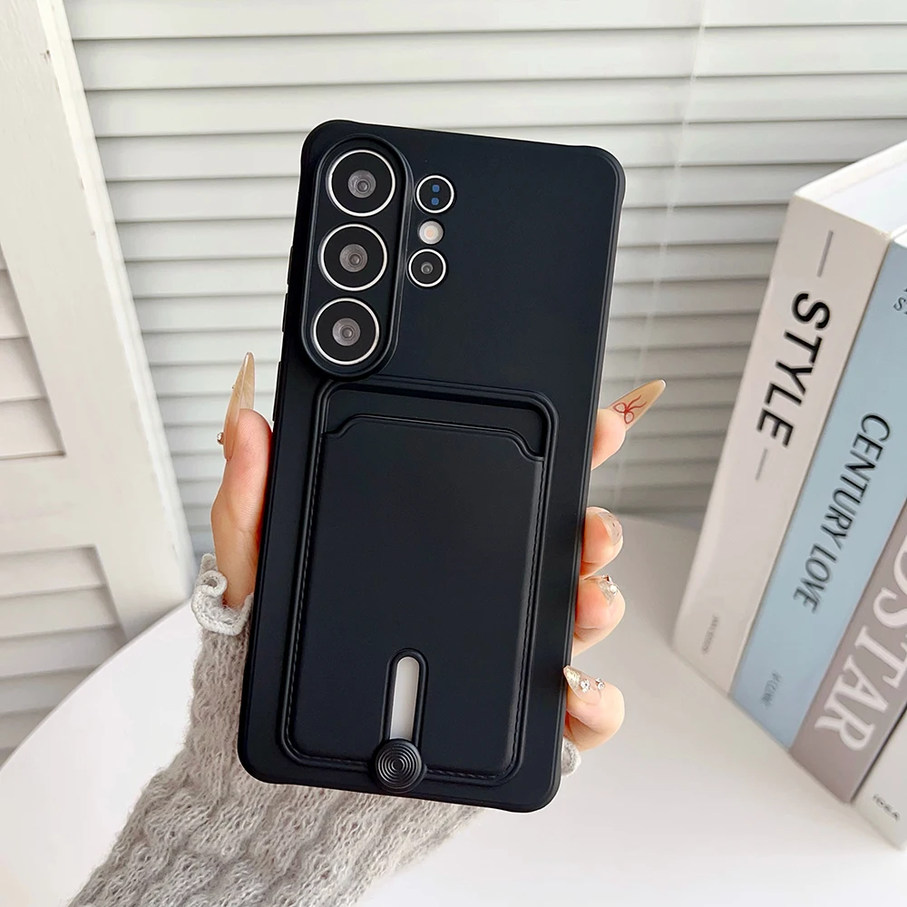 Kartenhalter Brieftasche Handyhülle für Xiaomi Mi 10T 11 11i Redmi Note 9 9T 10 10s 11 POCO F3 M3 X3 K40 Pro 4G Weiche TPU Hülle – Detail 4