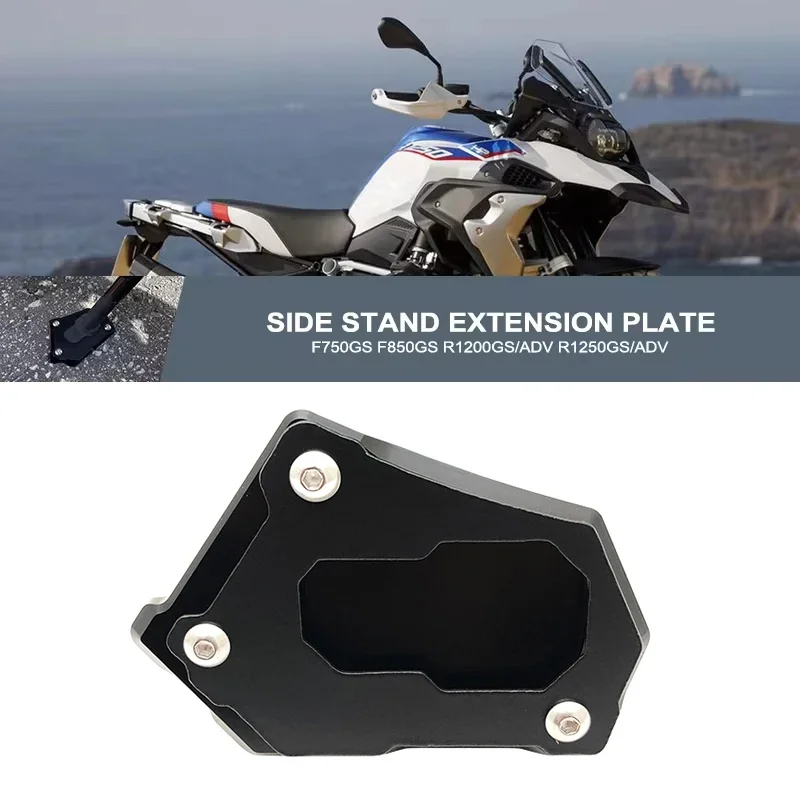 

For BMW R1250GS LC ADV R1200GS Adventure Kickstand Foot Enlarge F750GS F850GS 2014-2023 Aluminum Side Stand Pad Extension Plate