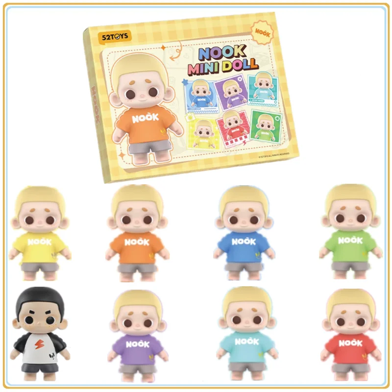 

In Stock Original 52toys Nook Mini Rainbow Doll Series Blind Box Garage Kit Trendy Toys Gift Ornament Cute Bean Grain Gifts