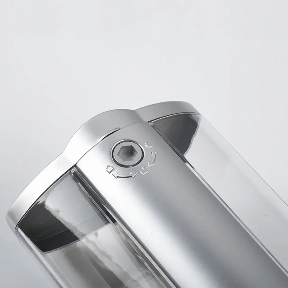 1Pcs Refillable Wall Mounted Soap Dispenser Plastic Manual Push Liquid Shampoo Shower Gel Container Kitchen Bathroom Shower