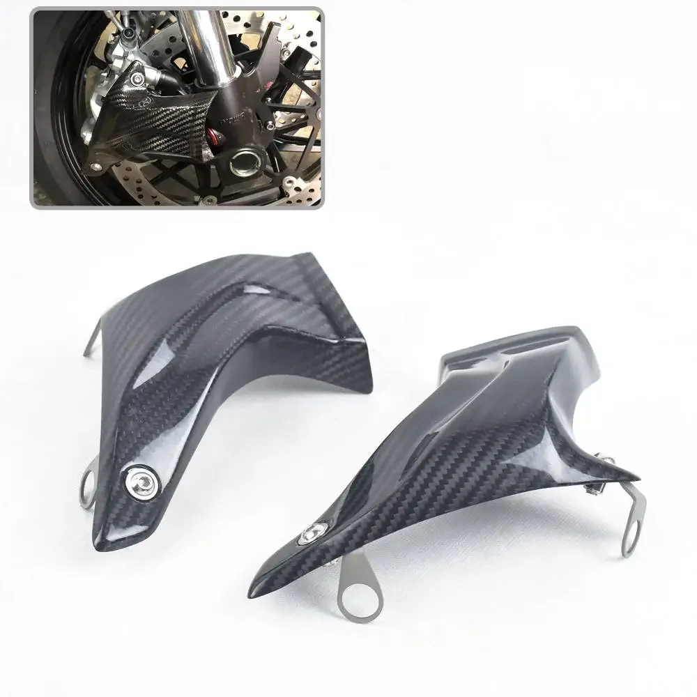 

RTS Motorcycle Accessories Air Ducts Brake Cooling Mounting kit For Caliper spacing 100mm/108mm Carbon Fiber