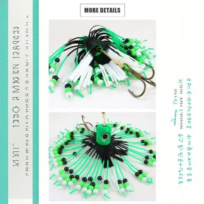 Weiche Gummi-Kunstköder 100g 150g 180g Gewichtsköder mit Scharfen Teaser-Haken für Anfänger-Angler zum Angeln – Detail 15