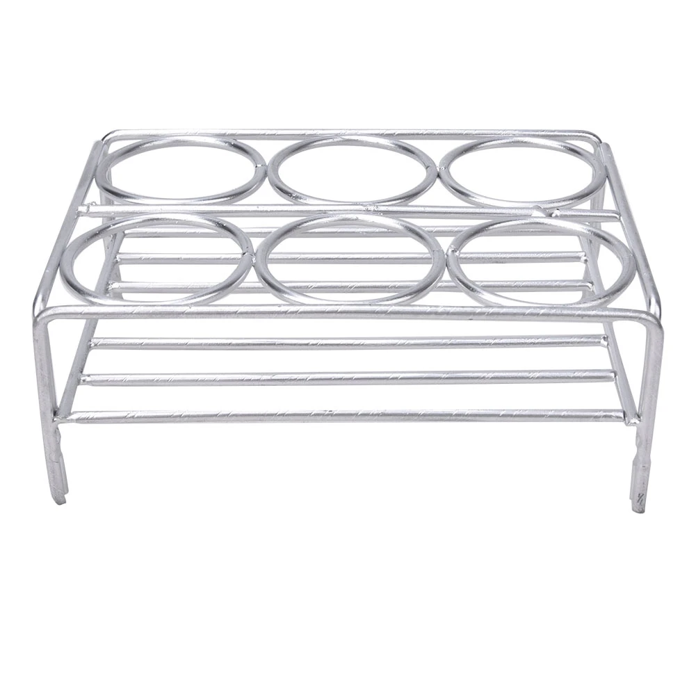C9 Crucible Holder 6 Holes 36mm Hole Diameter Chrome Plated Nickel Wire Crucible Support Kitchen Accessories Kitchen Gadgets