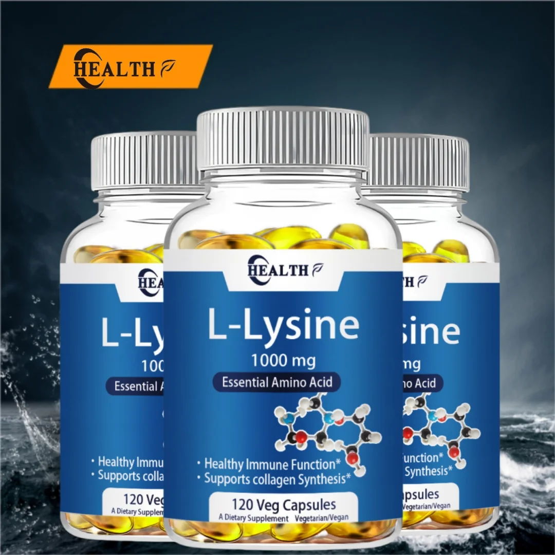 L-lysine 1000mg, 120 Tablets - Enhances Absorption And Assimilation - Promotes Skin And Lip Integrity - Collagen Support