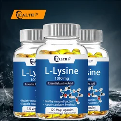 L-lysine 1000mg, 120 Tablets - Enhances Absorption And Assimilation - Promotes Skin And Lip Integrity - Collagen Support