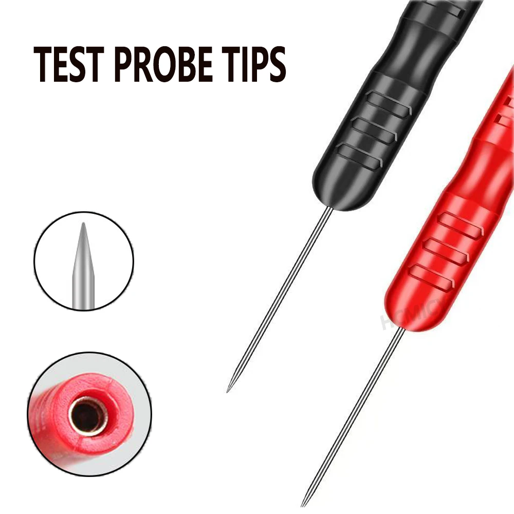 Universal Test Probe Tips Multimeter Extention Piercing Needle Probe Detachable Accessories for Test Leads Tester Tool