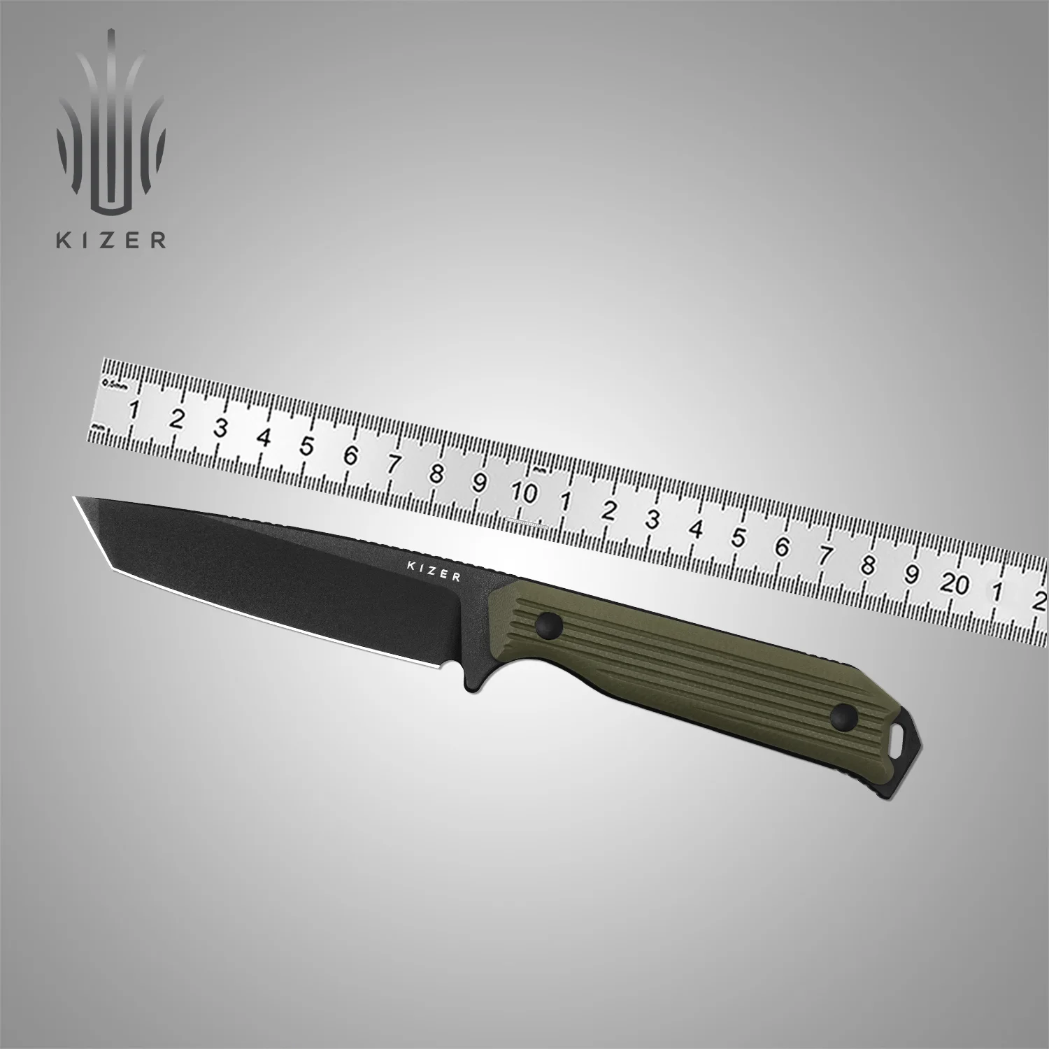 

Kizer Fixed Blade Knife 1045M Begleiter Fix Micarta/G10/Richlite Handle 3V/AEB-L Blade Tactical Outdoor Survival EDC Knives 2025