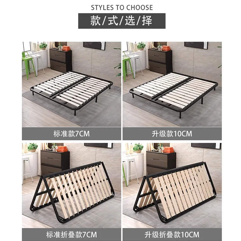 Row skeleton  board support frame tatami frame high box  row skeleton high box  foldable solid wood bed frame