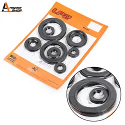 Areyourshop for Honda CRF450R CRF 450 R Off-Road 2002-2006 2003 2004 2005 Complete Engine Oil Seal Crankcase Kit 10pcs