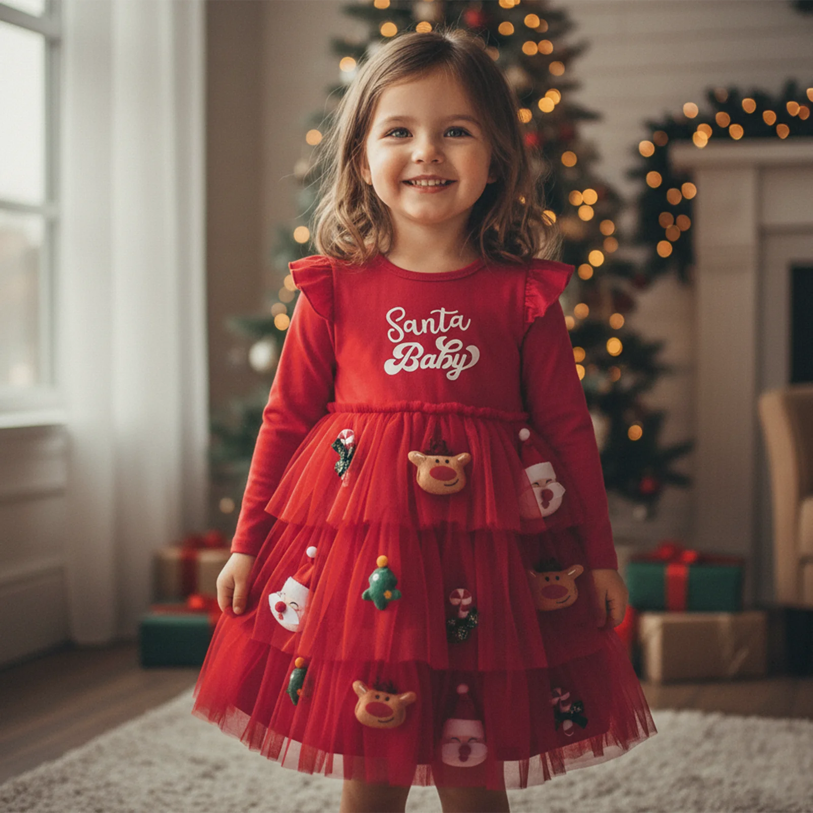 vestido-linha-a-de-natal-para-meninas-de-1-a-6-anos-decoracao-de-cervo-de-papai-noel-gola-redonda-mangas-compridas-tule-patchwork-bolo