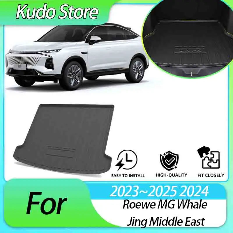 

Custom Car Trunk Mats For Roewe MG Whale Jing Middle East 2022~2025 2023 Carpets Waterproof Luggage Cushion Accessories.