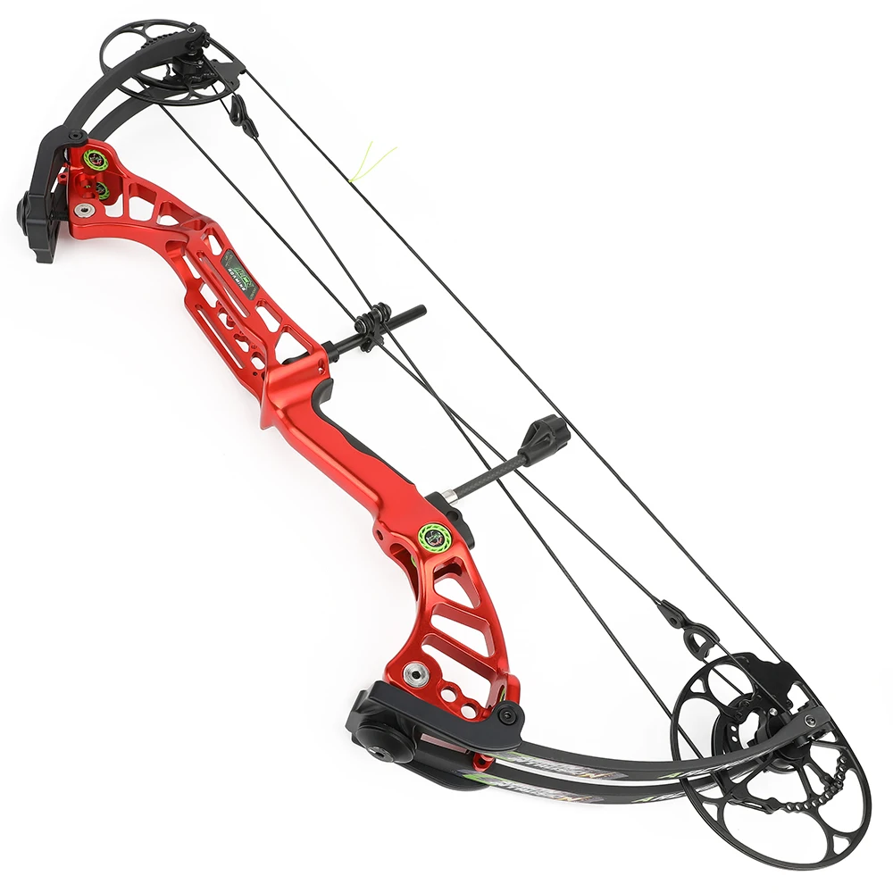 

40-75lbs Compound Bow Carbon Arrow Set CNC Alloy Riser IBO 350fps Left/Right Hand Outdoor Bow Hunting Archery Shooting Target