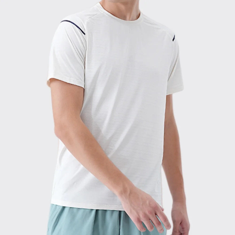 Men's Running Sport T-Shirt Fitness Tops Short Sleeve Man Summer Quick Dry Fitness Tee Workouts Bodybuilding Sweatshirt Clothes