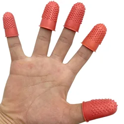 Non-slip, heat-resistant, heat-resistant, heat-resistant silicone finger protectors with particles