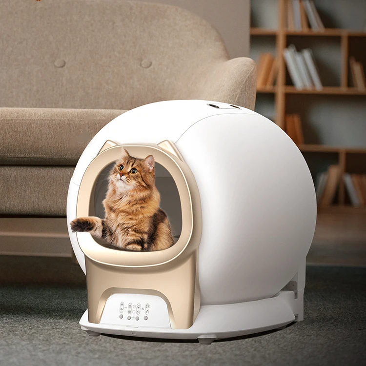 

New Model Large Space Automatic Cat Box Multi Color Self Cleaning with Odor Control Sand Box Cat Box