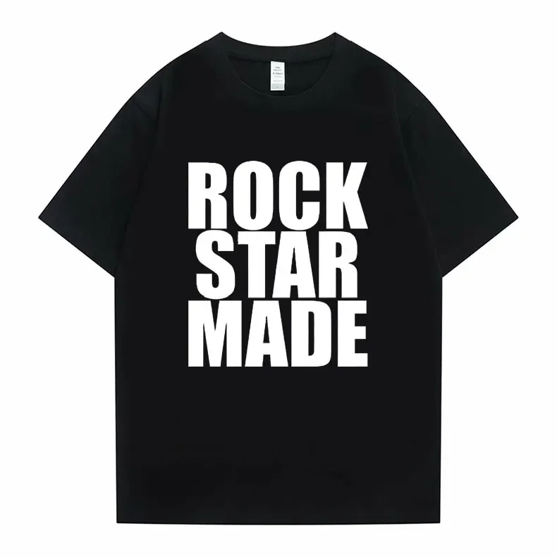 Rock Star Made Carti Graphic Tshirt Rap Merch 2024 Music Concert Merch Opium Print T-shirt Men Hip Hop Oversized T Shirt